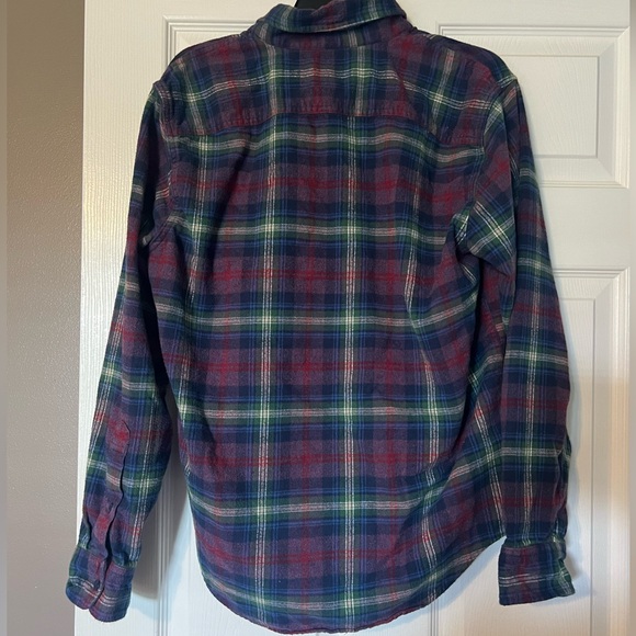 Abercrombie & Fitch Plaid Flannel Button Up size L - Picture 2 of 11